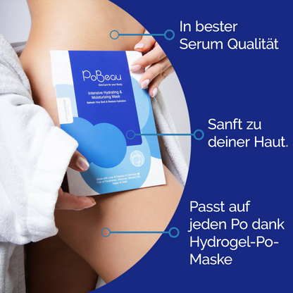 PoBeau - Intensive Hydrating &amp; Moisturizing Mask - Info Flyer