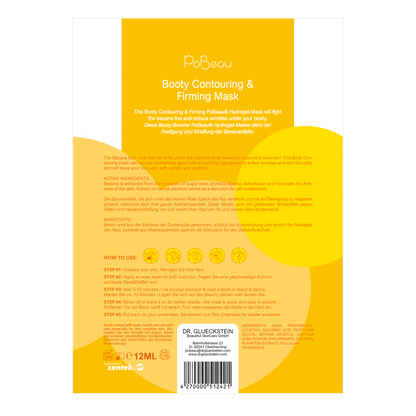 PoBeau - Booty Contouring &amp; Firming Mask - Rückseite
